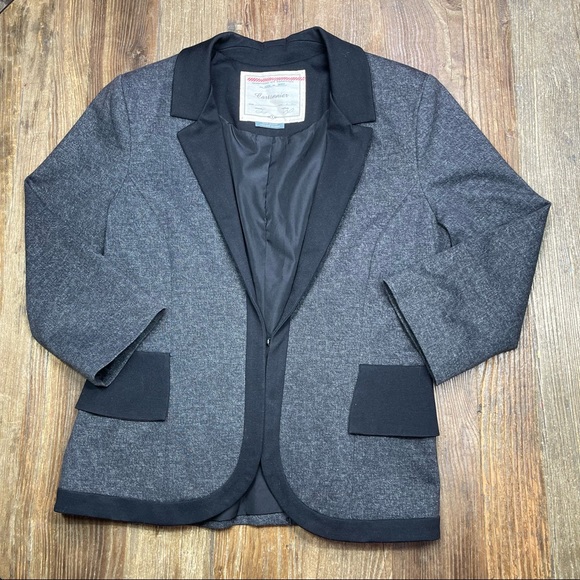Anthropologie Jackets & Blazers - Anthropologie Cartonnier Gray Blazer Jacket Size 8